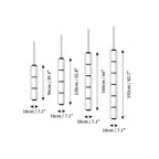 Virelo Stacked Glass Cylinder Pendant Light
