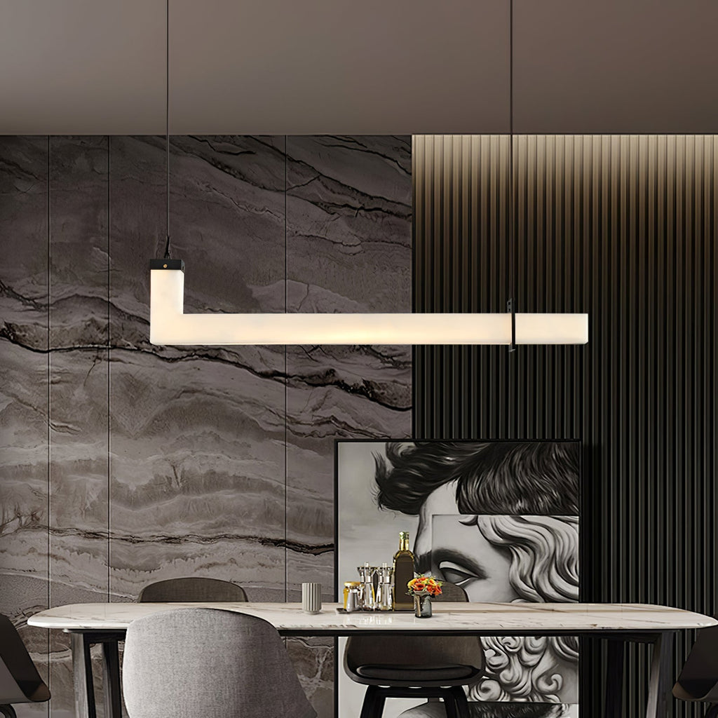 Astra Linear Alabaster Pendant Light