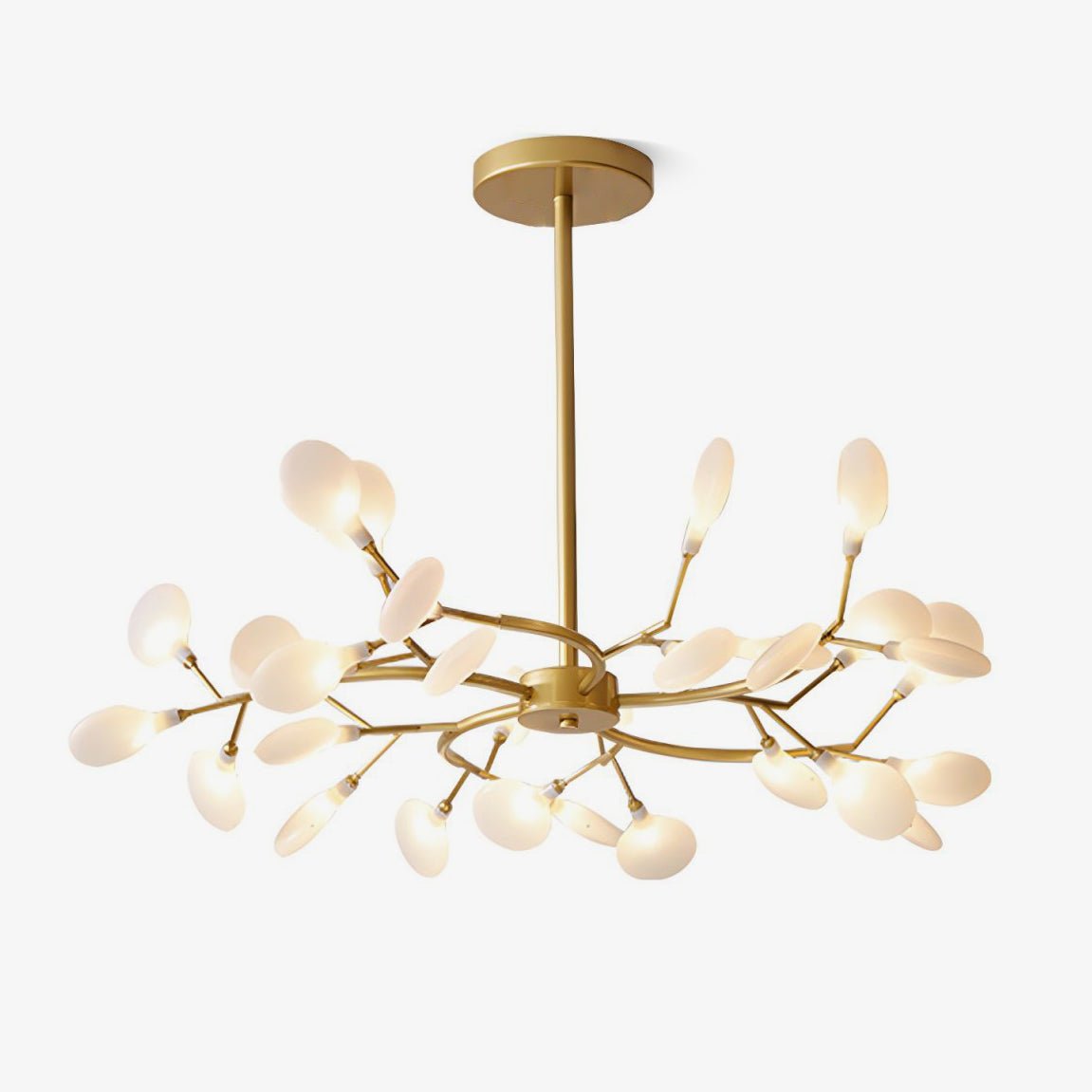 Lustra Floral Metal Chandelier