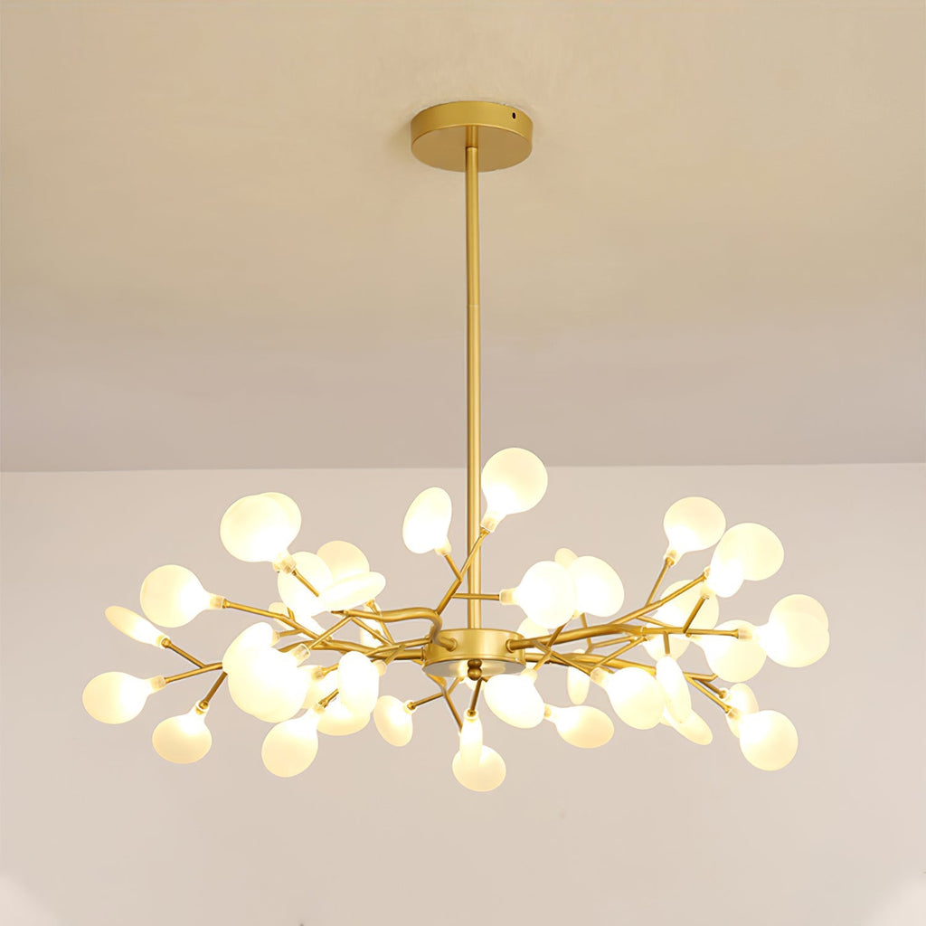 Lustra Floral Metal Chandelier