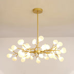 Lustra Floral Metal Chandelier
