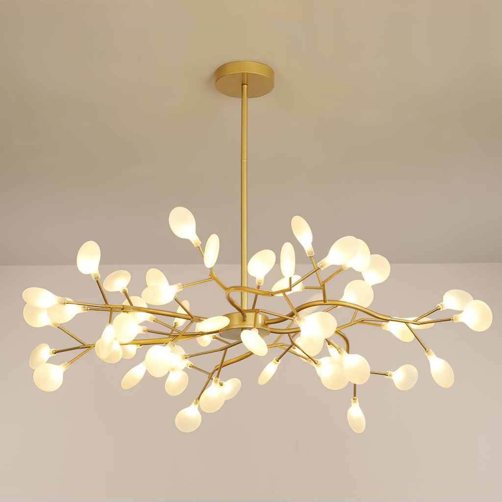 Lustra Floral Metal Chandelier
