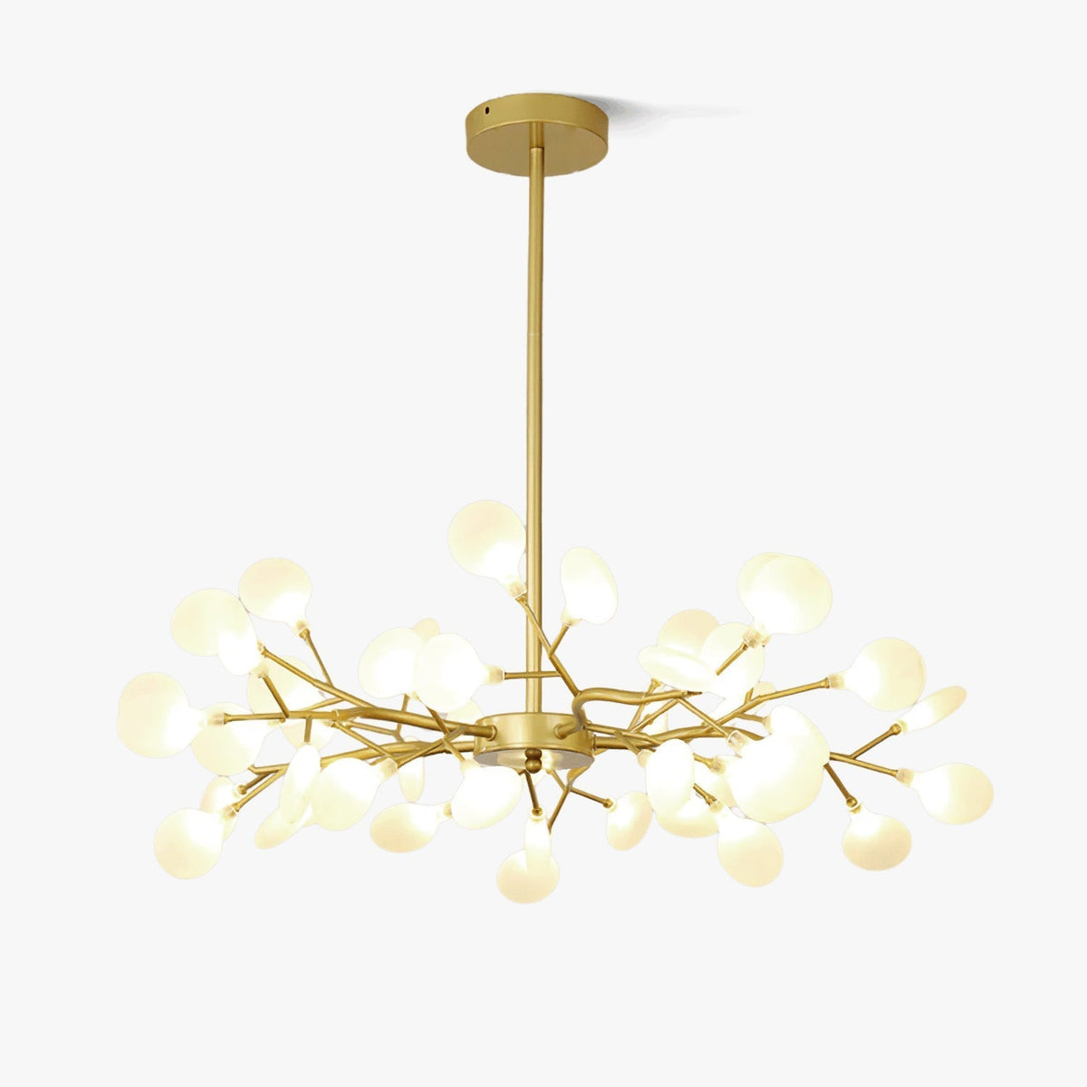 Lustra Floral Metal Chandelier