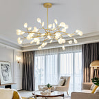 Lustra Floral Metal Chandelier