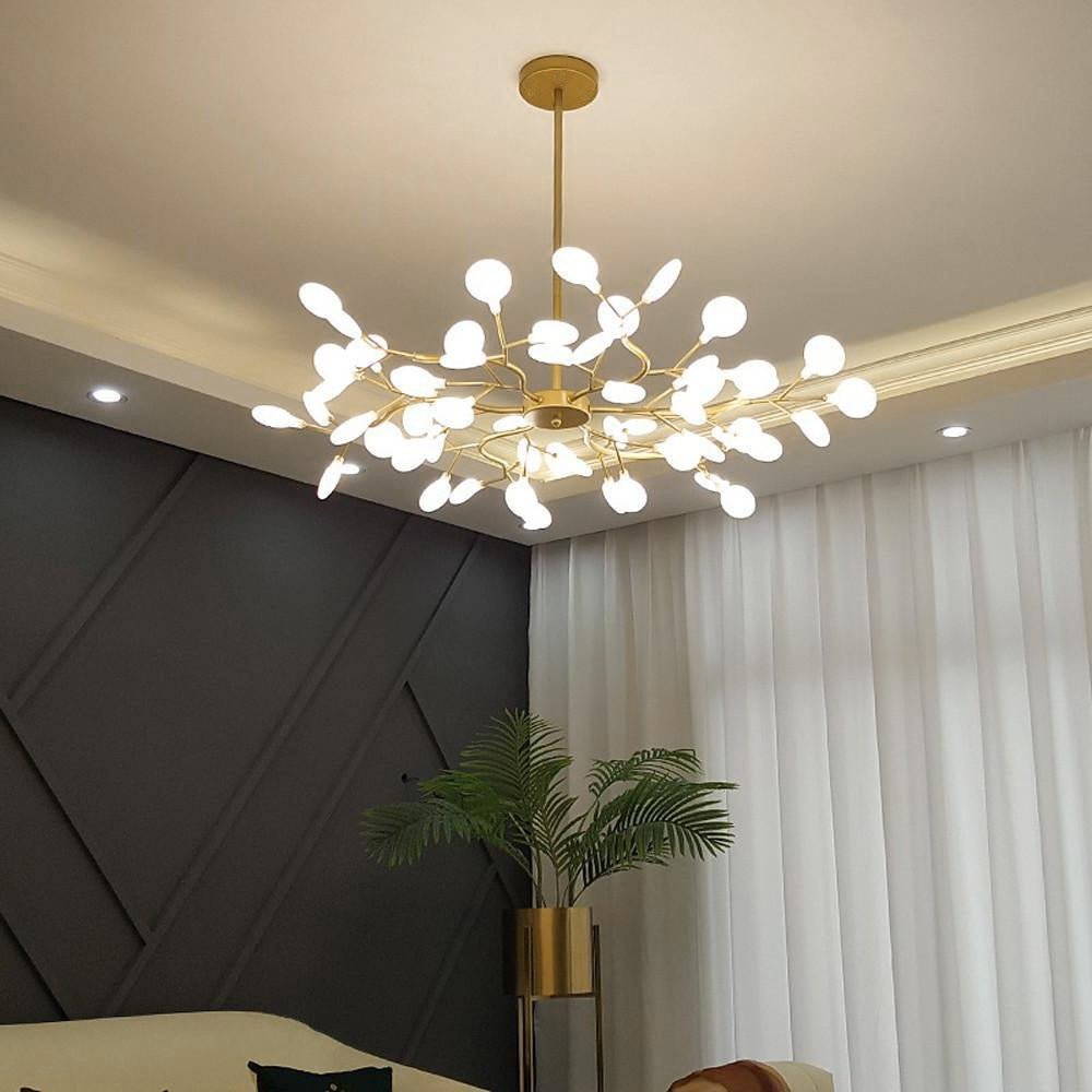Lustra Floral Metal Chandelier