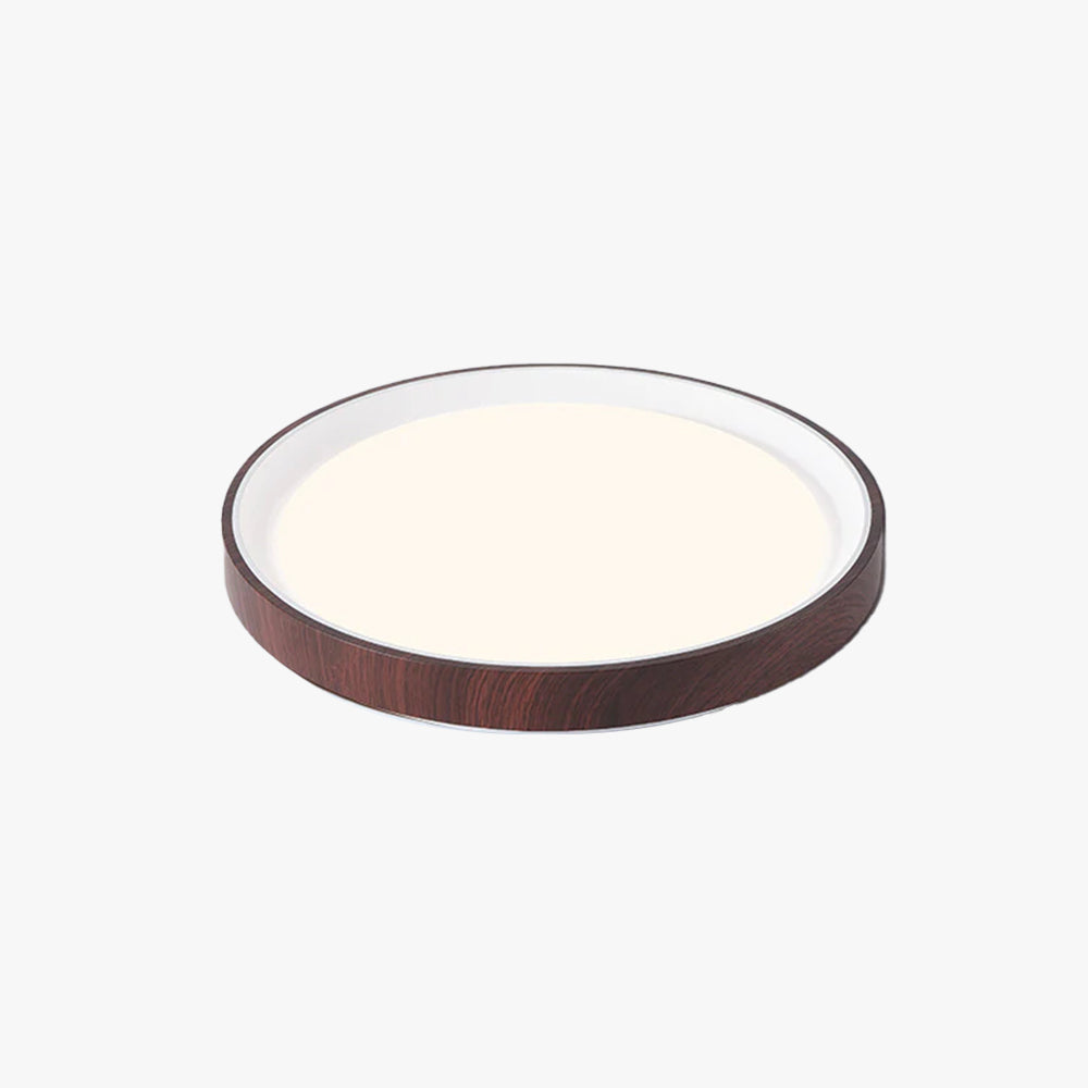 Arisha Modern LED Flush Mount Lighting Wood Acrylic Kitchen