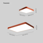 Valentina Retro LED Flush Mount Ceiling Lamp Acrylic Living Room