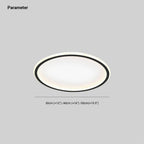 Arisha Flush Mount Ceiling Light Modern LED Round Hollow