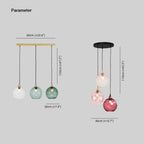 Valentina Pendant Light Water Ripple Cluster, 3 Head