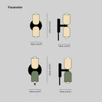 Valentina Modern Art Decoration Double-Headed Colorful Wall Light - image 4