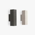 Ray Minimalist Square LED Outdoor Wall Lamp Cement Garden Corridor Balcony