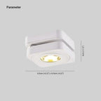 Arisha Modern LED Flush Mount Ceiling Light Black White Living Room Dining Room