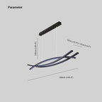 Arisha Modern Linear Pendant Light