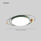 Arisha Modern Ceiling Light LED Wood Living Room