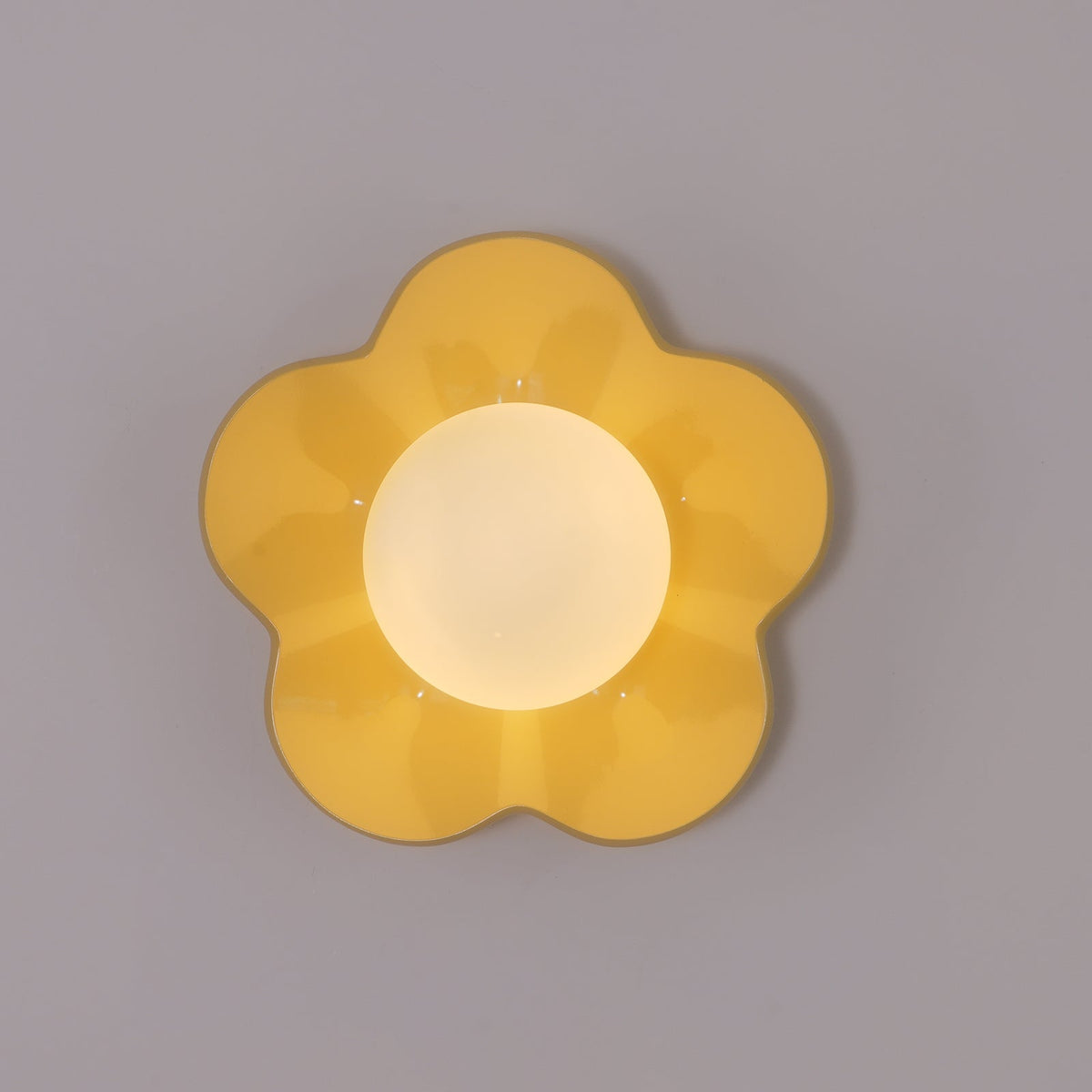 Meluna Yellow Flower Wall Lamp