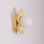Meluna Yellow Flower Wall Lamp