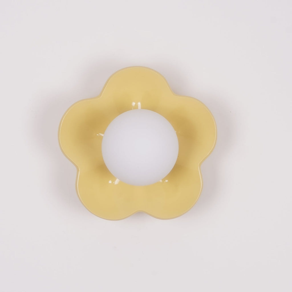 Meluna Yellow Flower Wall Lamp