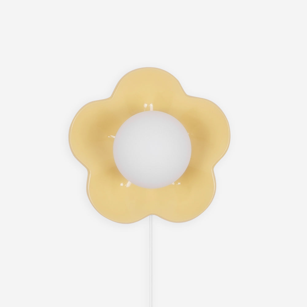 Meluna Yellow Flower Wall Lamp