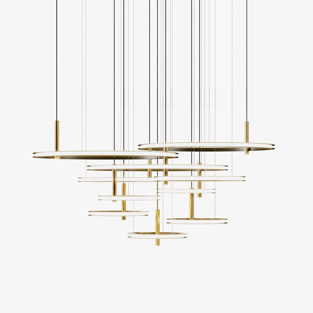 Aurora Chandelier Ring Layered Minimalist