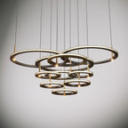 Aurora Chandelier Ring Layered Minimalist