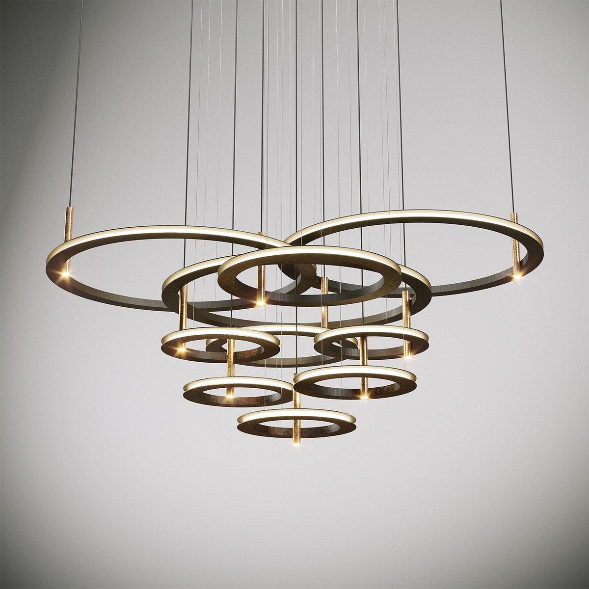 Aurora Chandelier Ring Layered Minimalist