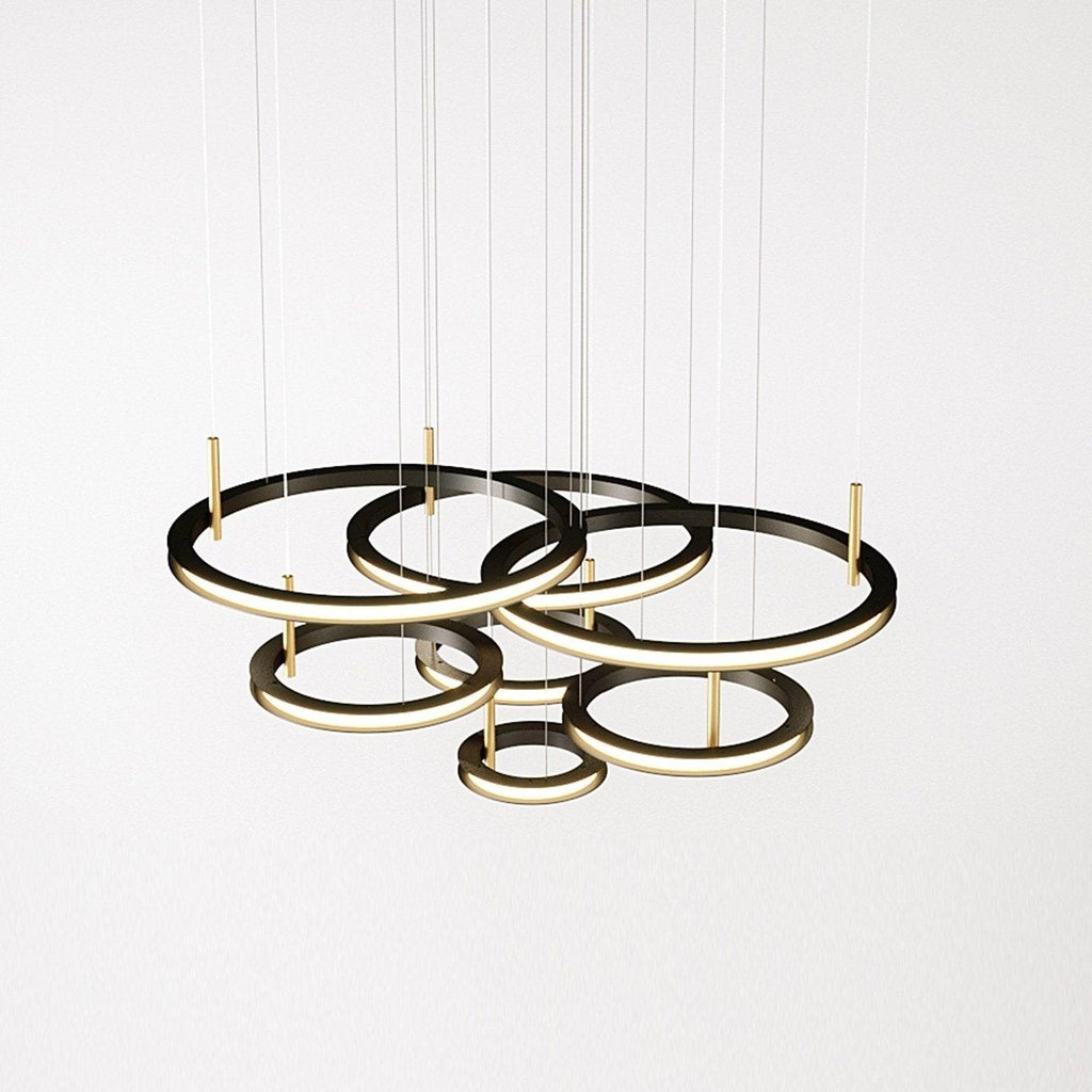 Aurora Chandelier Ring Layered Minimalist