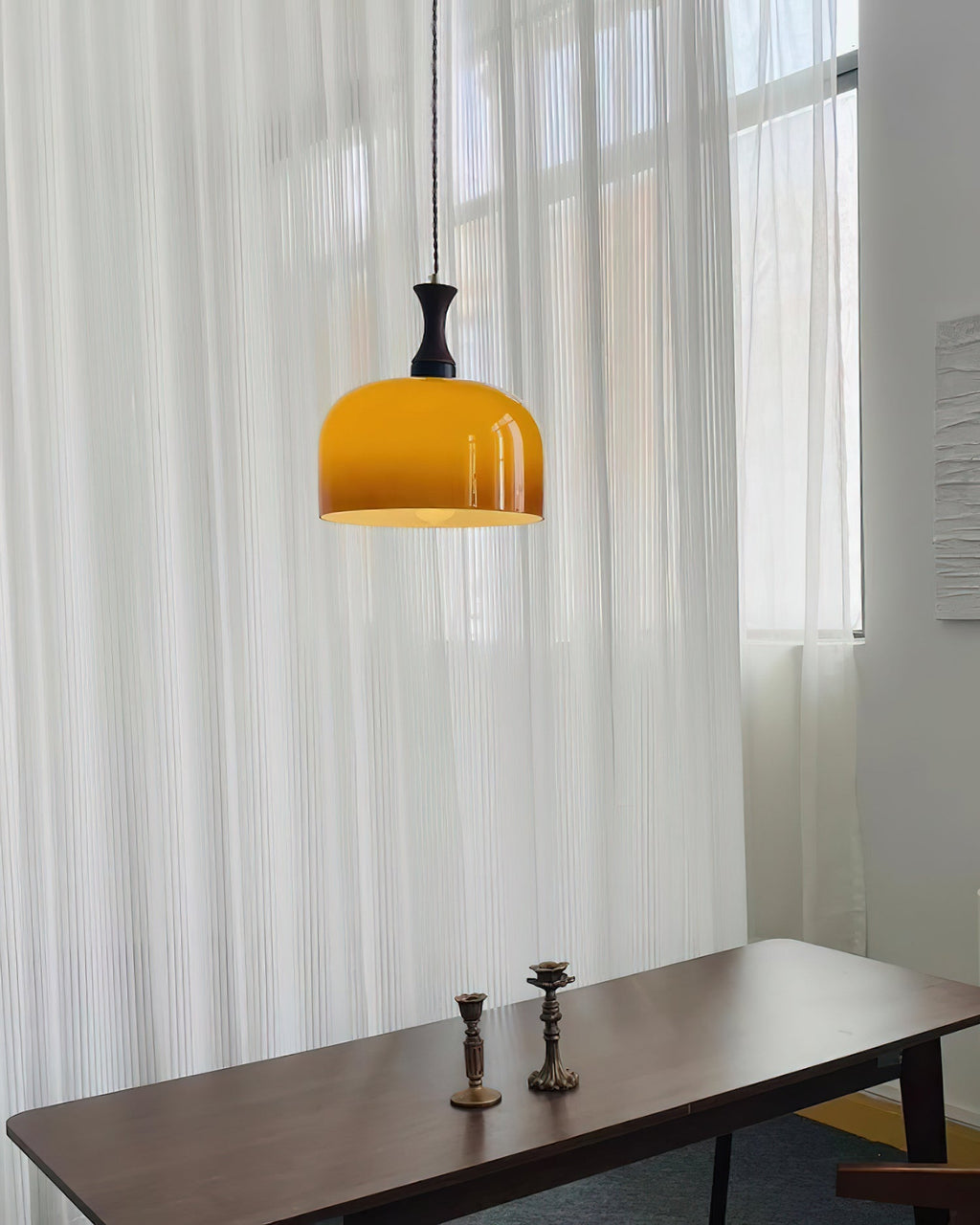 Pivon Plug-In Glass Pendant Lamp