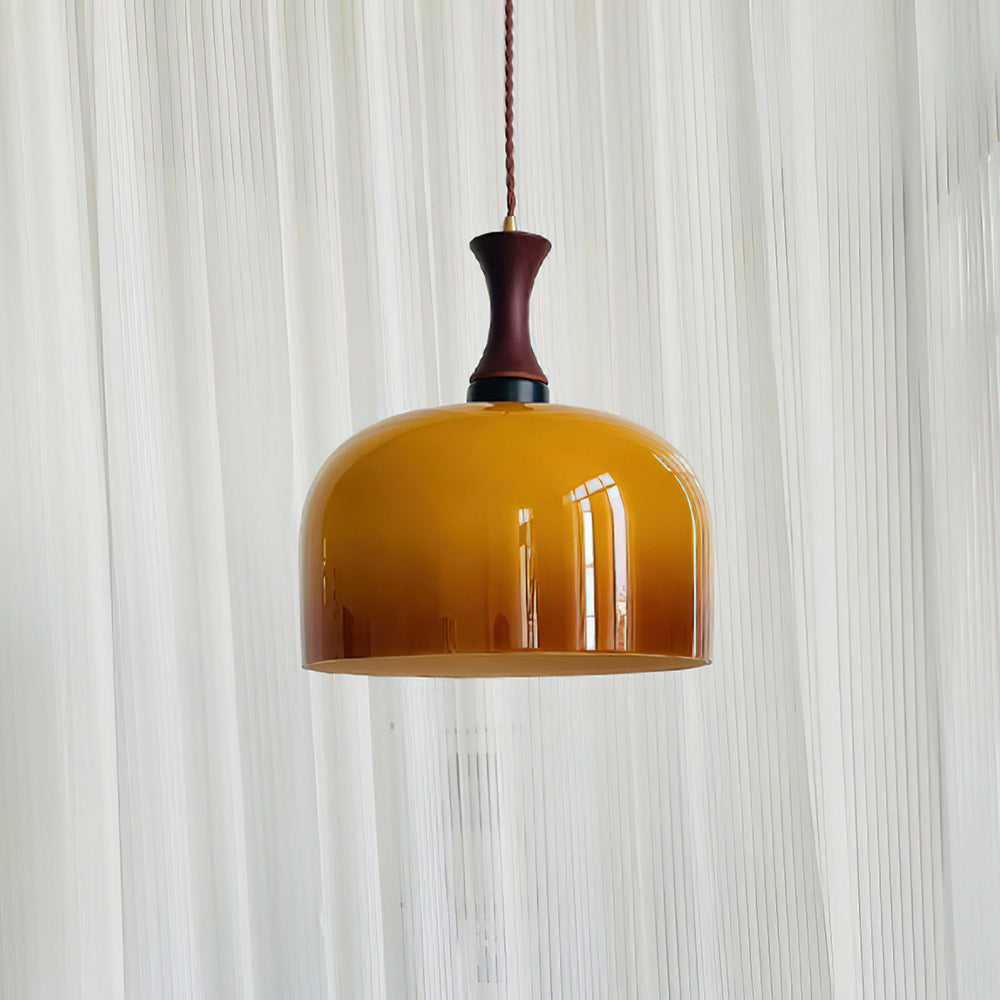 Pivon Plug-In Glass Pendant Lamp