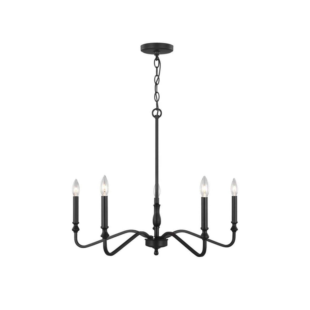 Ulsilus Vintage Industrial Brass Chandelier