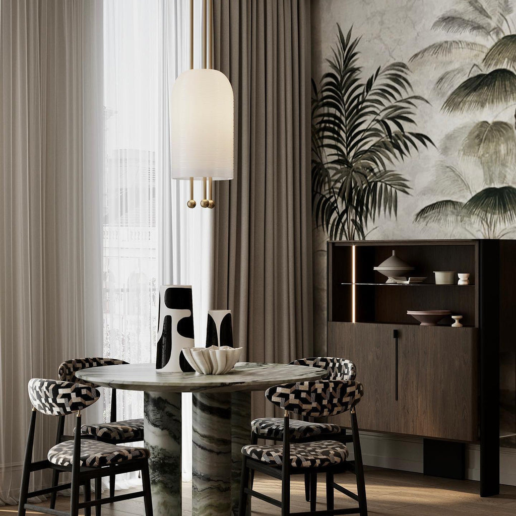 Ucaryra Premium Elegance Glass Lantern Pendant Lamp