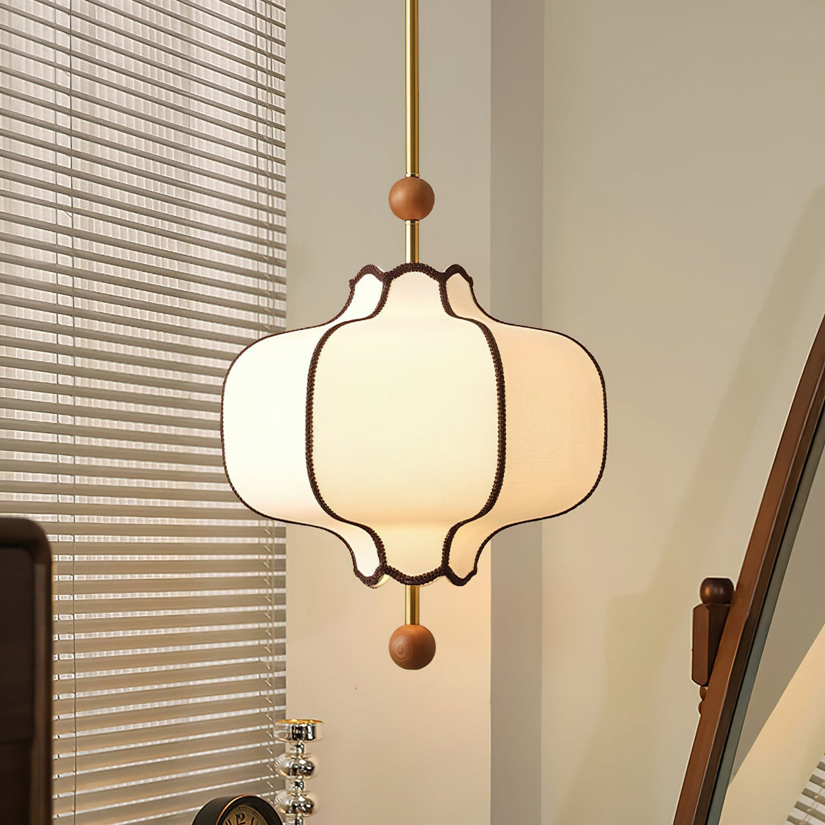 Ritta Retro Fabric Pendant Light