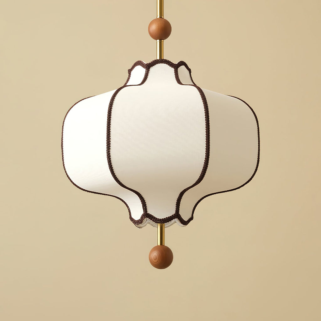Lustra Pendant Light Lantern Fabric for Living Room