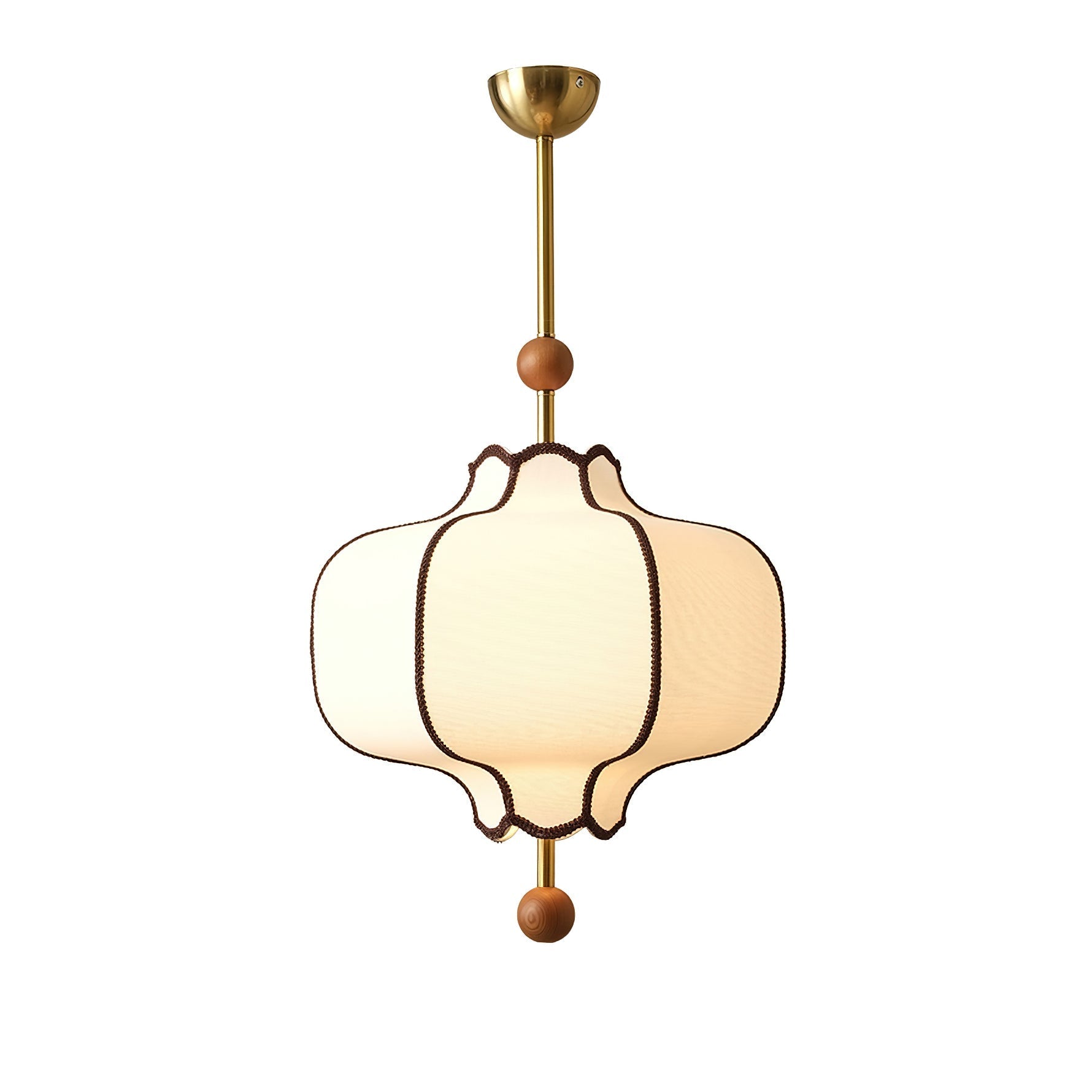 Lustra Pendant Light Lantern Fabric for Living Room