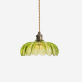 Limea Green Glass Flower Pendant Light