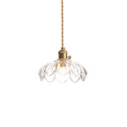 Limea Green Glass Flower Pendant Light