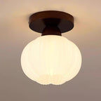 Gleam Large Flower Bag Wood Ceiling Lamp