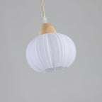 Pumpkin Modern Wood Pendant Lamp