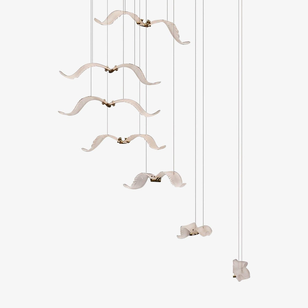 Acariel Luxury Large Seagull Glass Chandelier