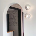 Auden Amber Glass Wall Lamp
