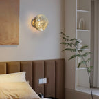 Auden Amber Glass Wall Lamp