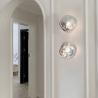 Auden Amber Glass Wall Lamp