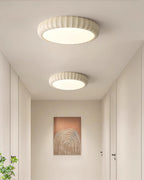Ceiling Light Soft Green Resin Minimalist Flush Mount Modern
