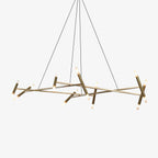 Astra Modern Brass Chandelier
