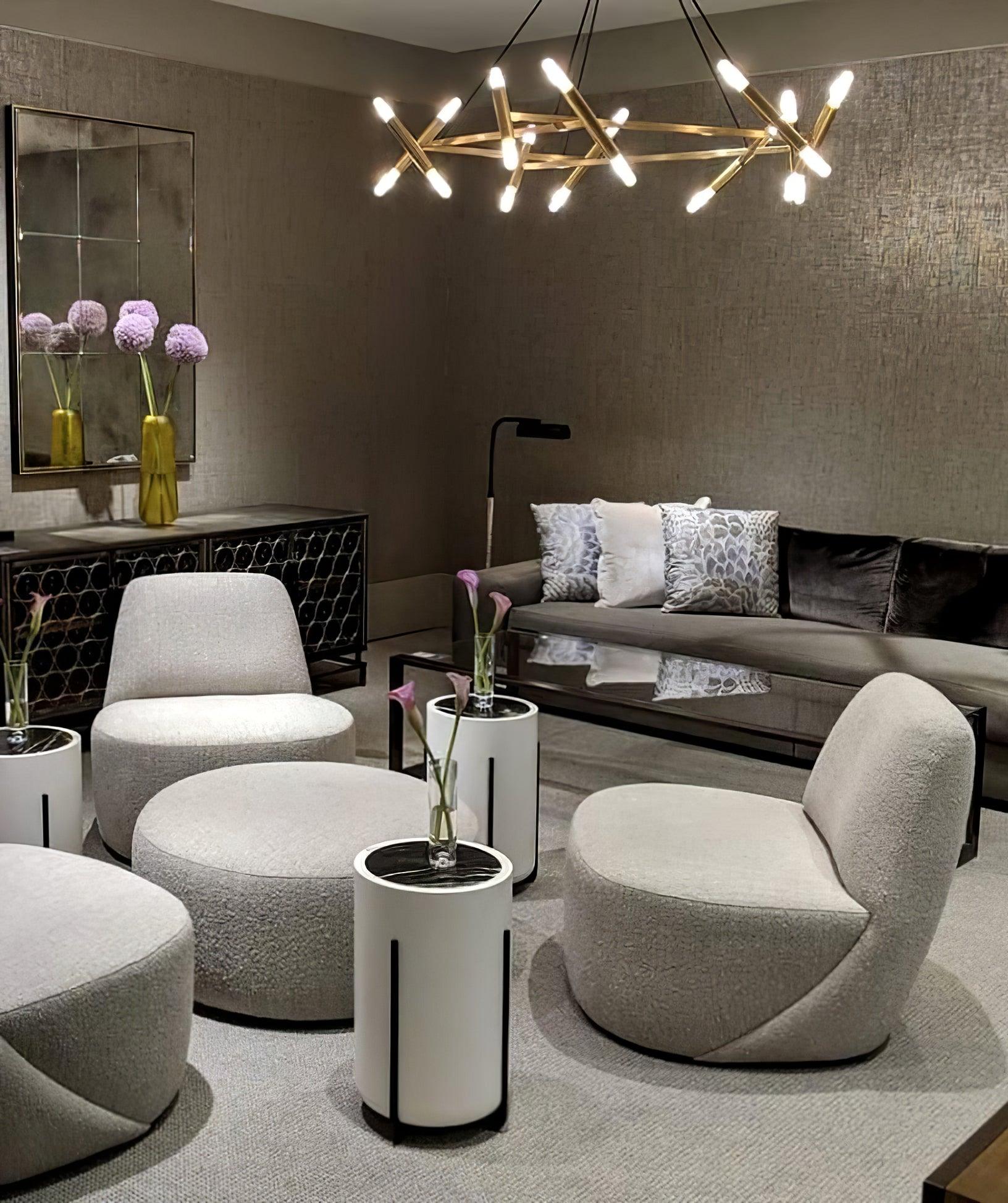 Astra Modern Brass Chandelier