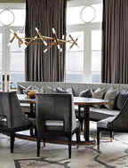 Astra Modern Brass Chandelier