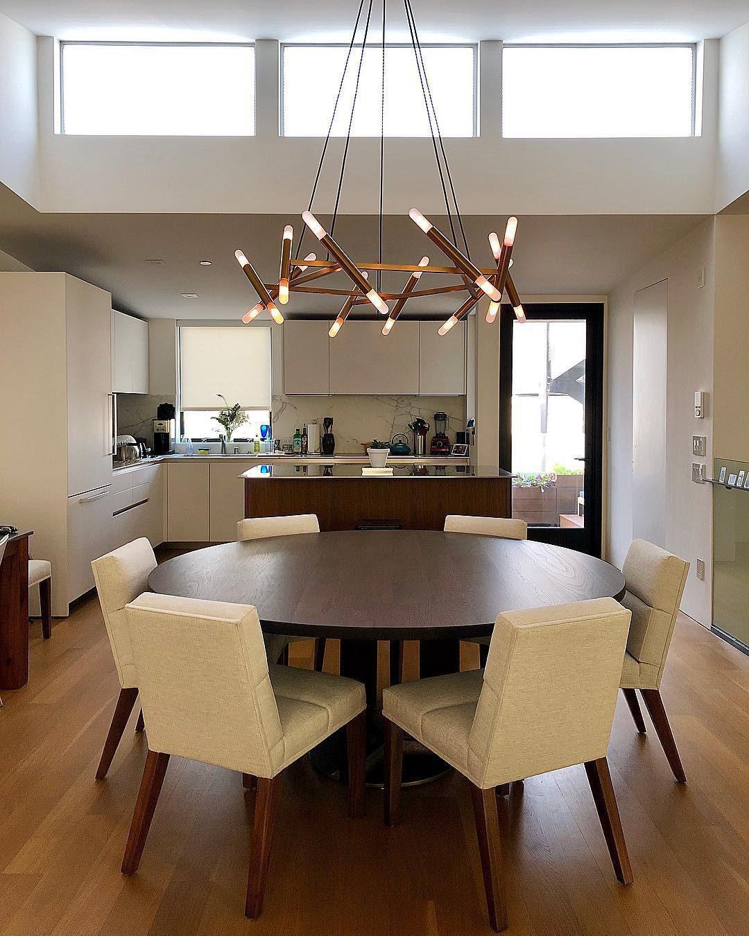 Astra Modern Brass Chandelier