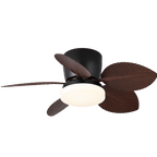 Leaf Modern Metal Ceiling Fan Light