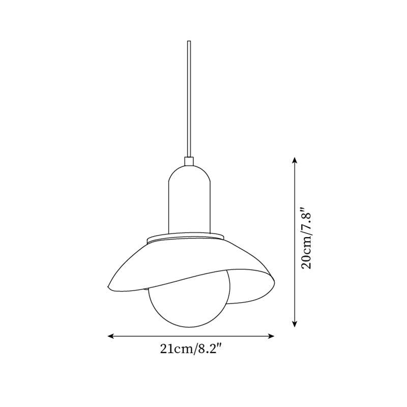 Legro Pendant Lamp Textured Rustic Organic
