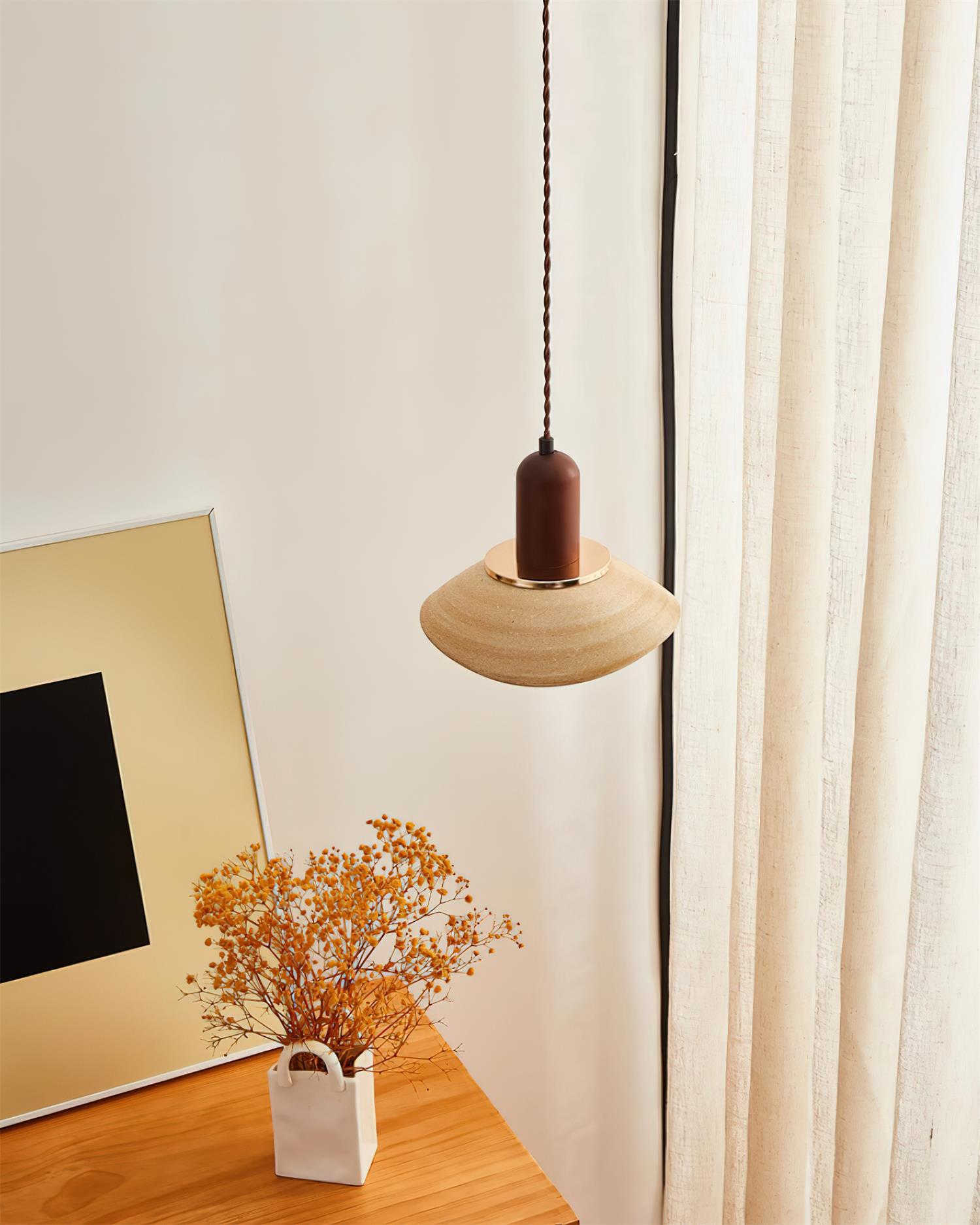 Legro Pendant Lamp Textured Rustic Organic
