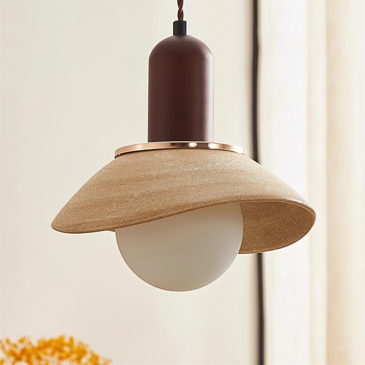 Legro Pendant Lamp Textured Rustic Organic